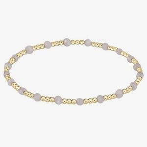NWT enewton Gold Sincerity Pattern Moonstone 3mm Bracelet 6.25”